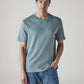 Men's Logo Printed Regular Fit Interlock T-Shirt - Front View