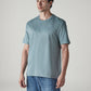 Men's Logo Printed Regular Fit Interlock T-Shirt - Side View