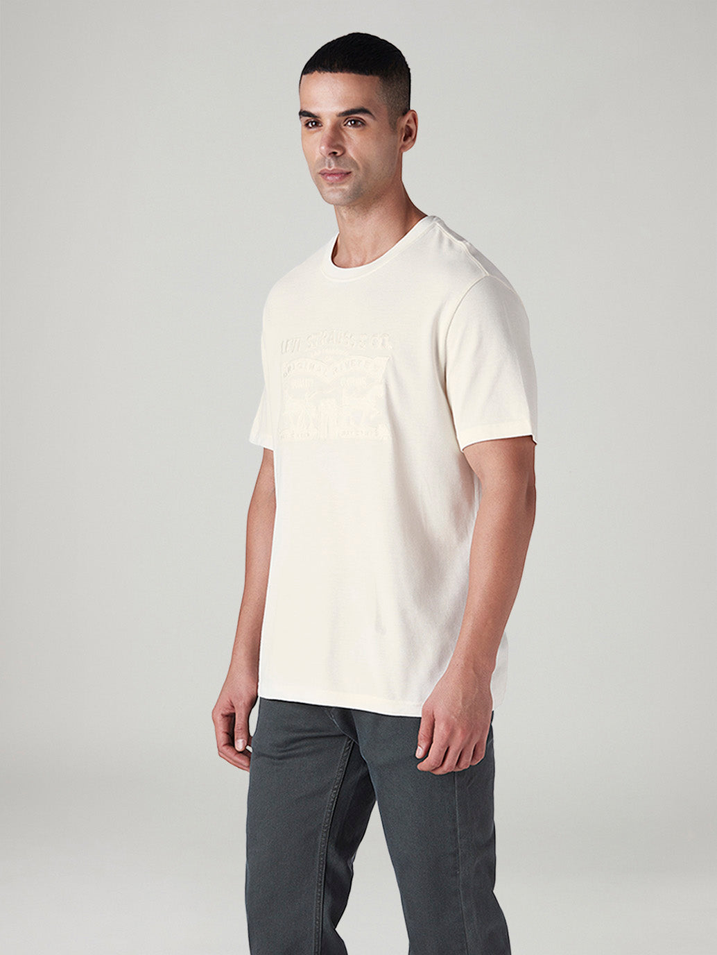 Men's Logo Regular Fit T-Shirt - Side View