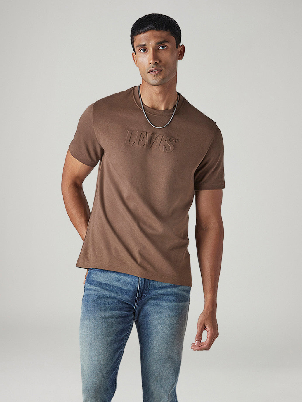 Men's Logo Regular Fit Interlock T-Shirt