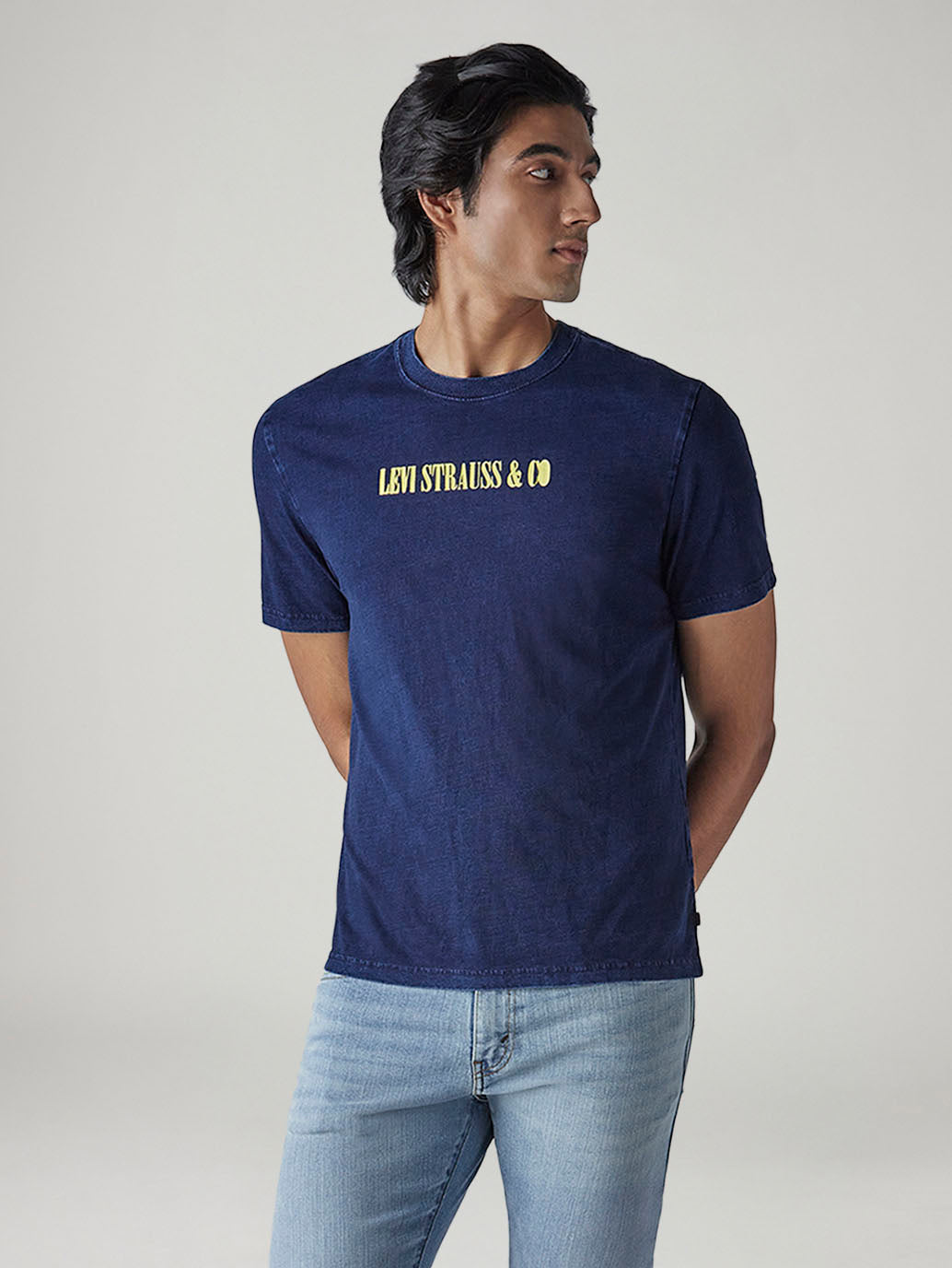 Men's Graphic Print Regular Fit Jersey T-Shirt