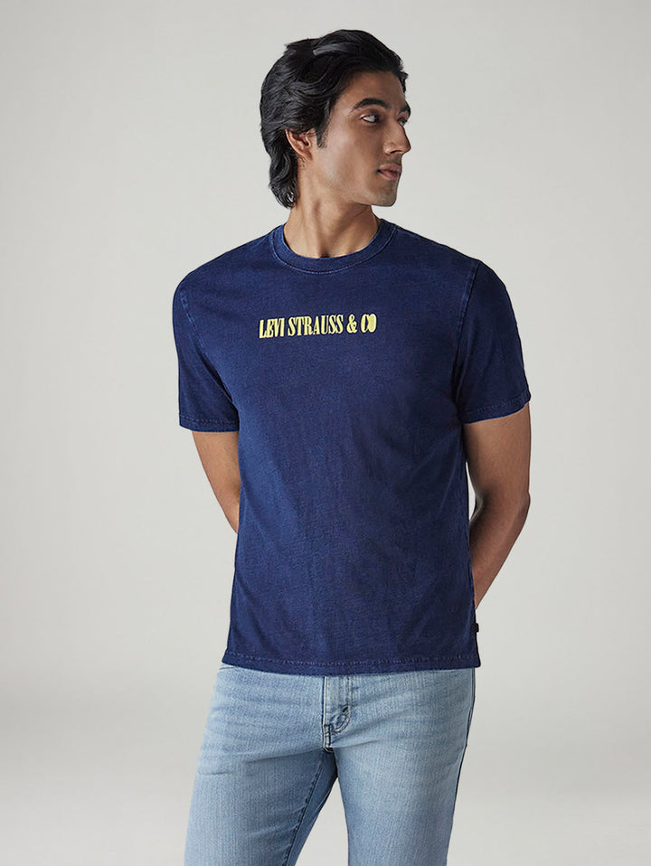 Men's Graphic Print Regular Fit Jersey T-Shirt