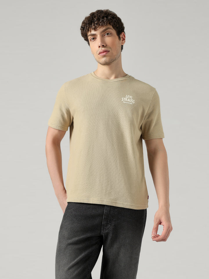 Men's Solid Regular Fit T-Shirt