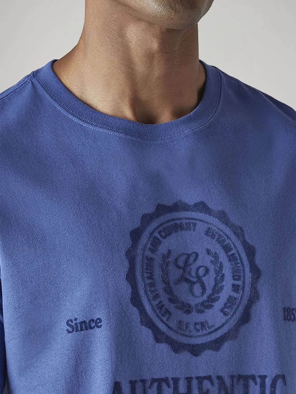 Men's Graphic Print Regular Fit Jersey T-Shirt - 20 View