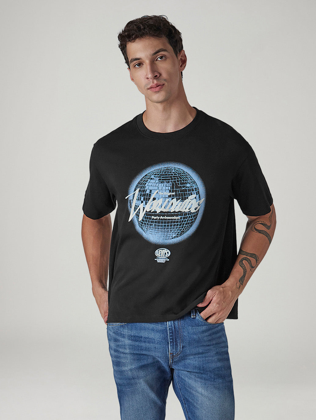 Men's Graphic Print Regular Fit T-Shirt