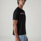 Men's Logo Printed Regular Fit T-Shirt - Side View