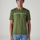 Men's Logo Printed Regular Fit T-Shirt - Front View