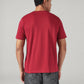 Men's Solid Regular Fit Jersey T-Shirt - Back View