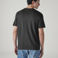 Men's Logo Printed Regular Fit Jersey T-Shirt - Back View