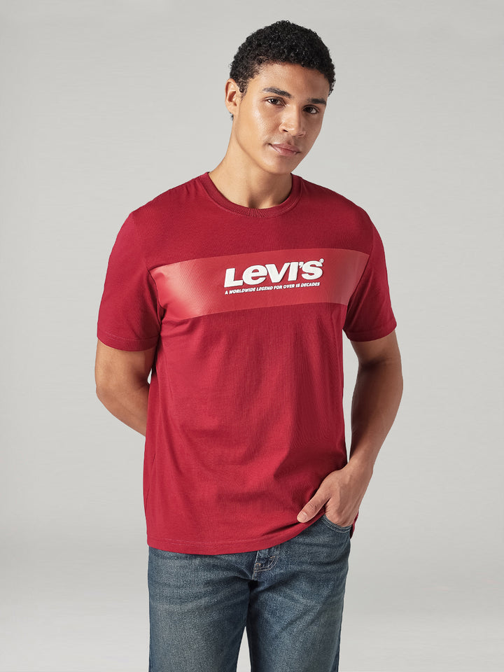 Men's Solid Regular Fit Jersey T-Shirt