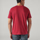 Men's Solid Regular Fit Jersey T-Shirt - Back View
