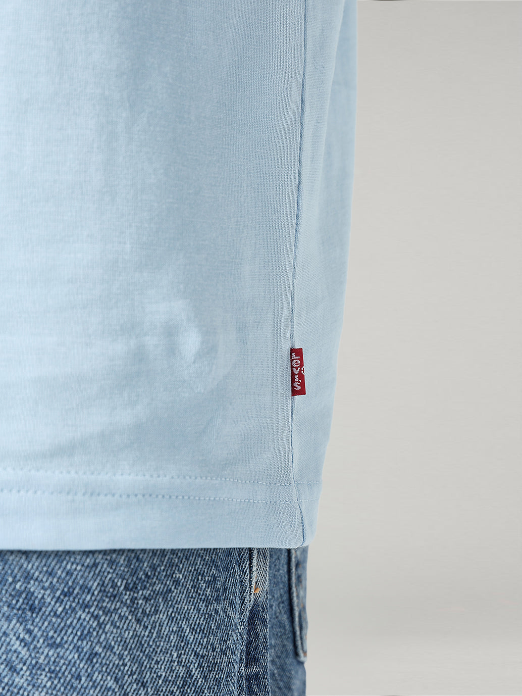 Men's Solid Regular Fit Jersey T-Shirt - Detail View