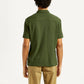 Men's Textured Slim Fit Knit Shirt - Back View