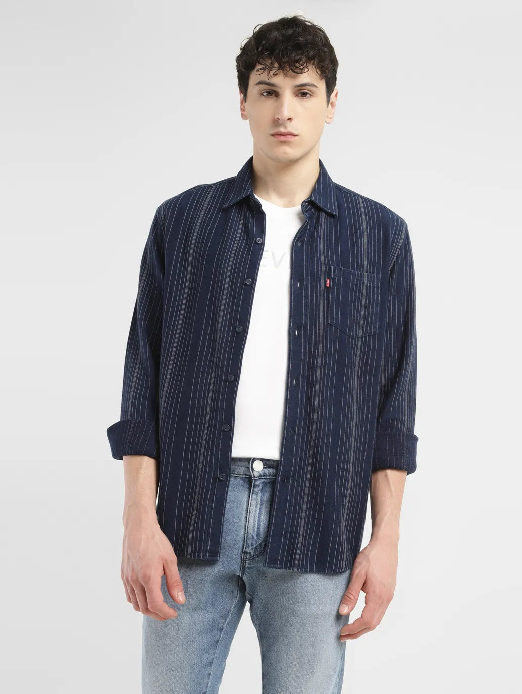 Men's Striped Slim Fit Shirt