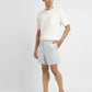 Men's White Regular Fit Shorts - 744de43d-3d29-4100-8426-ad65ba978571 View