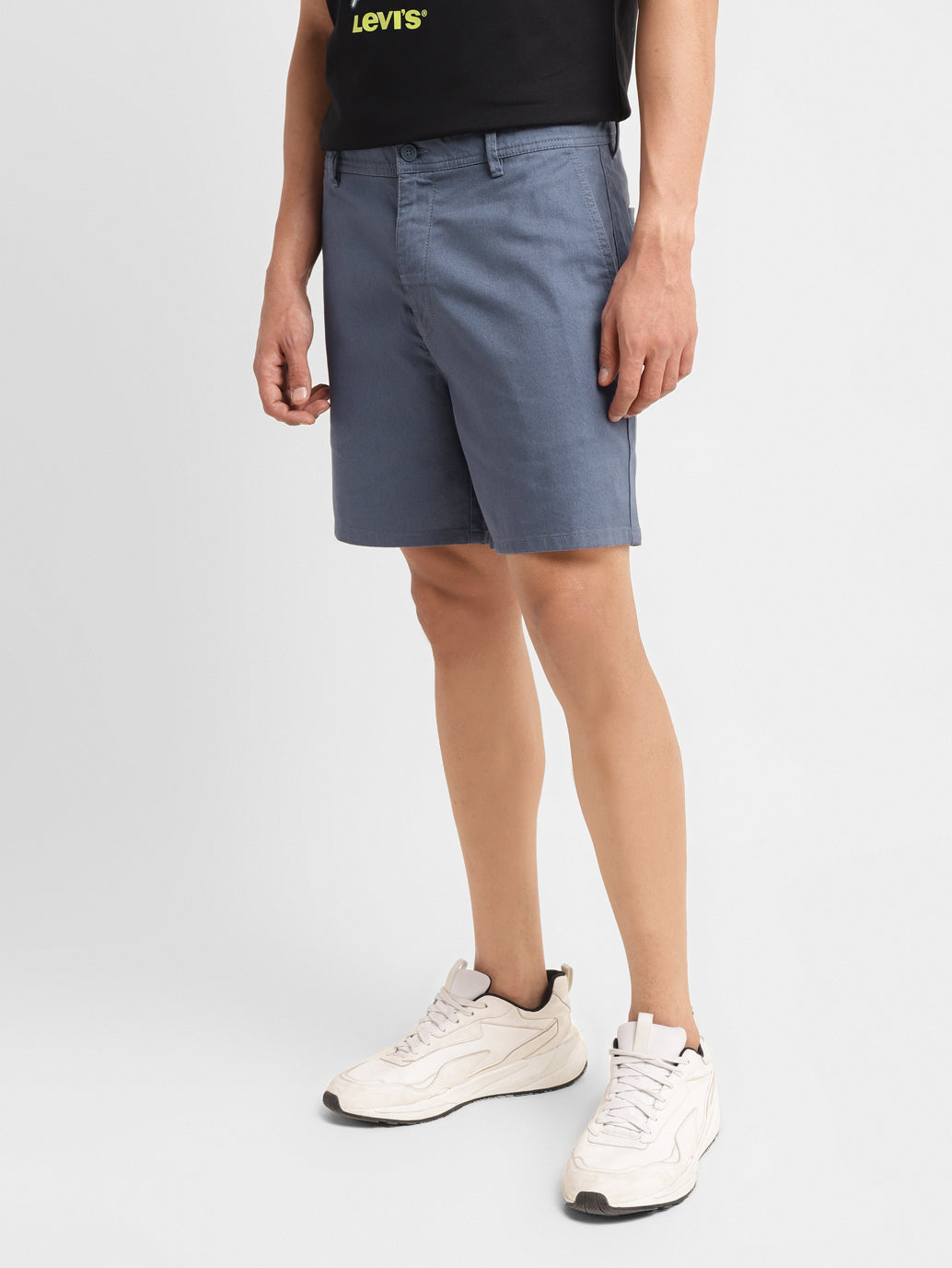 Men's Navy Regular Fit Shorts