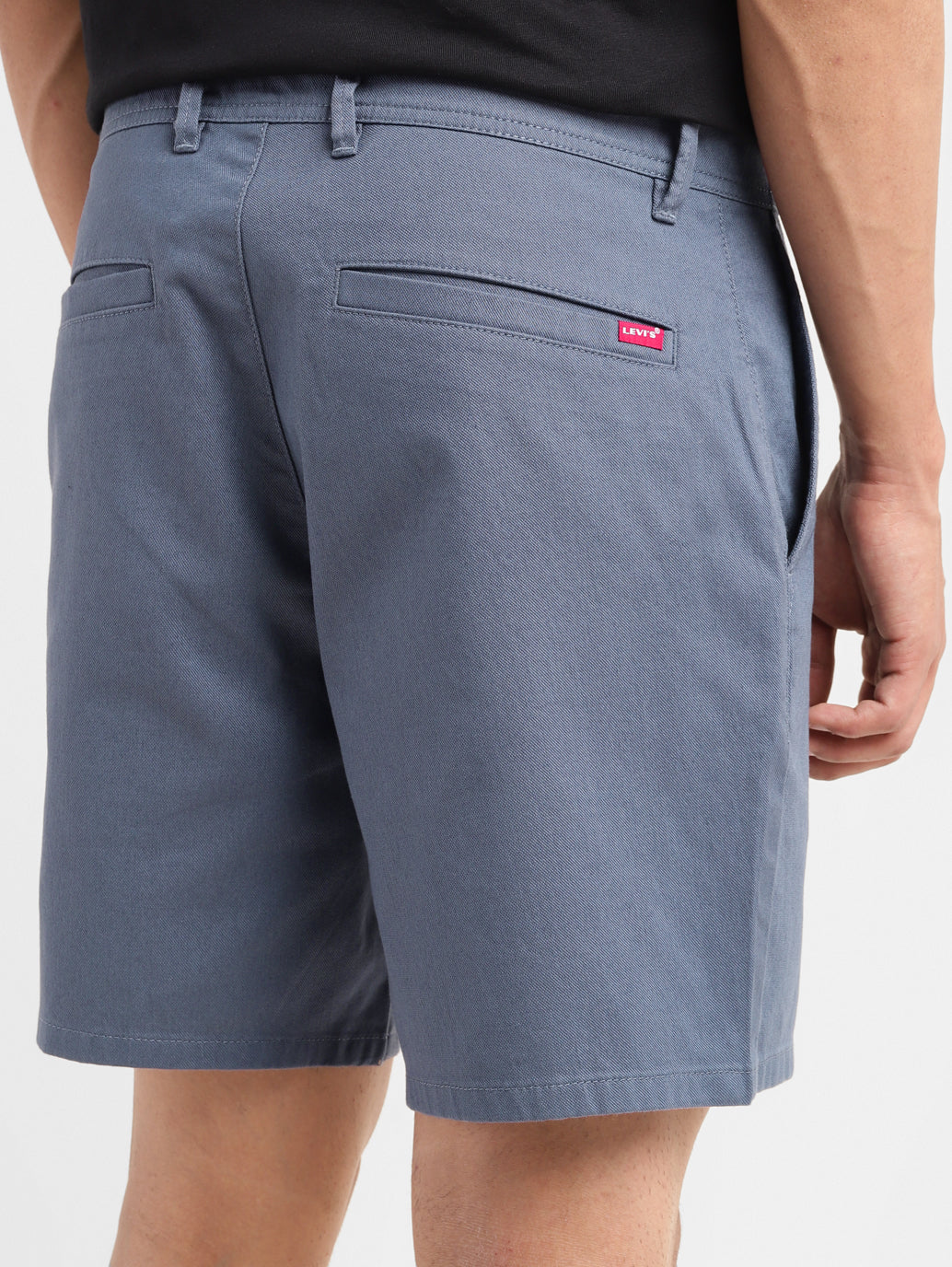 Men's Navy Regular Fit Shorts