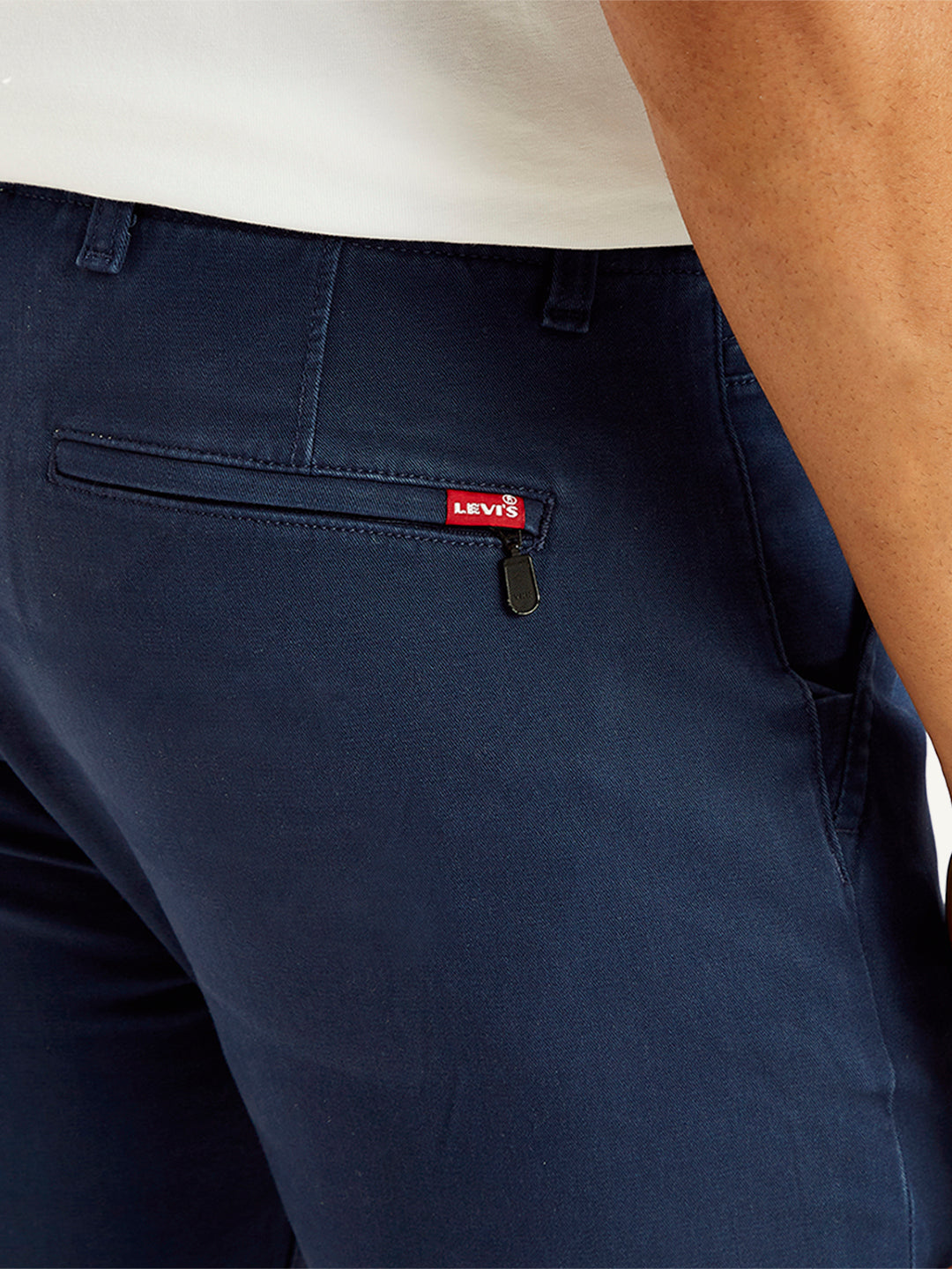 Men's Navy Slim Fit Chinos