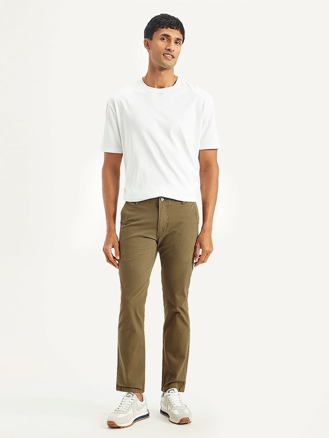 Men's Brown Slim Fit Chinos