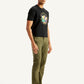 Men's Olive Slim Fit Chinos