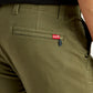 Men's Olive Slim Fit Chinos - 25743afe-4ab2-447a-b928-1f6b2ddea354 View