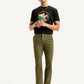 Men's Olive Slim Fit Chinos