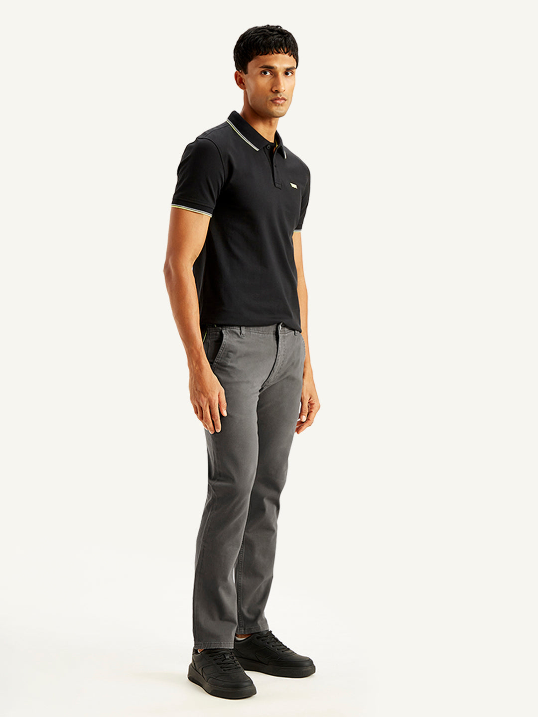 Men's Grey Slim Fit Chinos