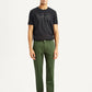 Men's Green Slim Fit Mid Rise Chinos - Front View