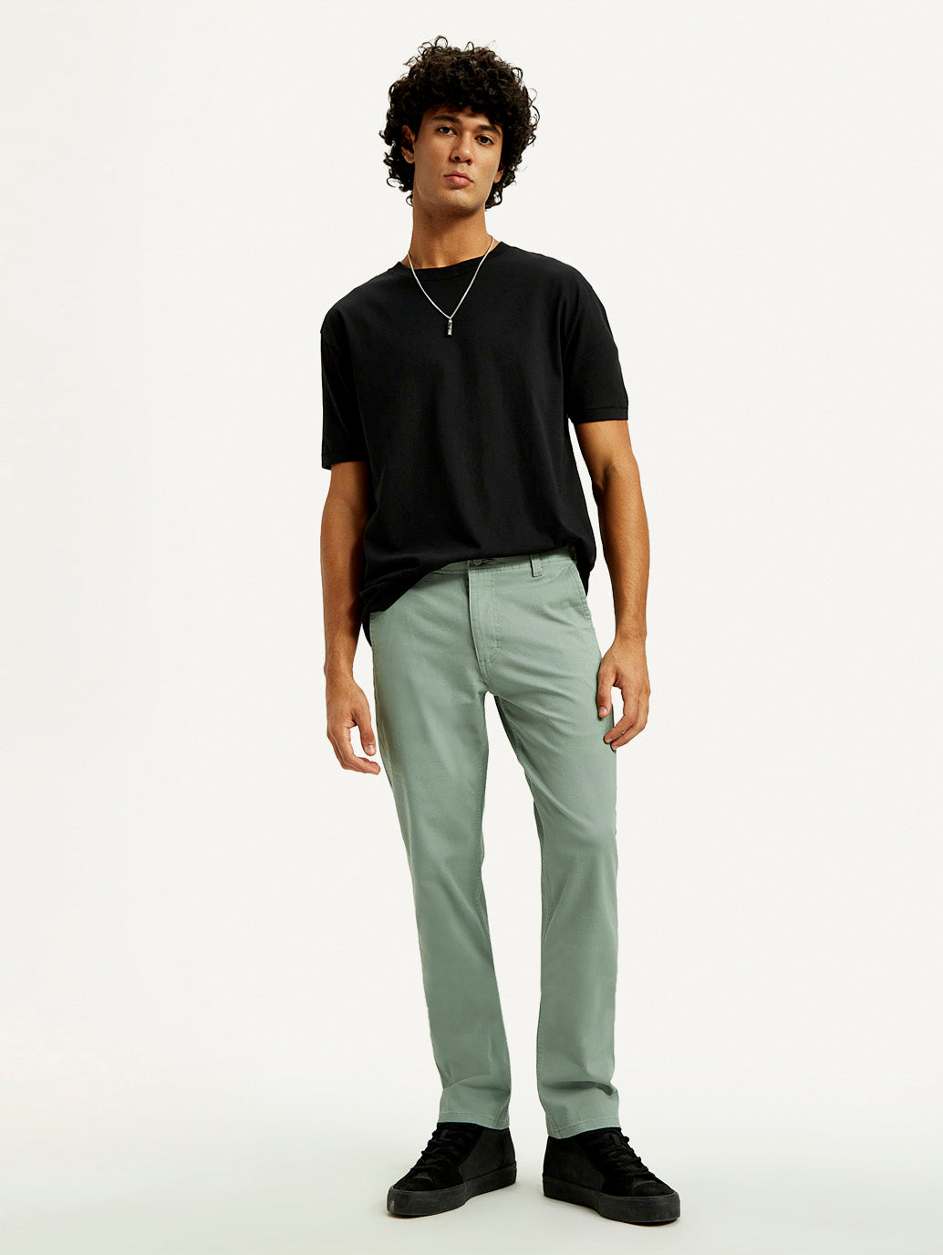 Men's 511 Green Slim Fit Mid Rise Chinos