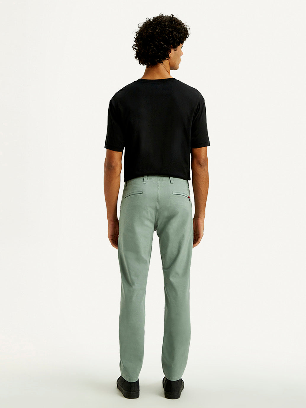 Men's 511 Green Slim Fit Mid Rise Chinos - Back View
