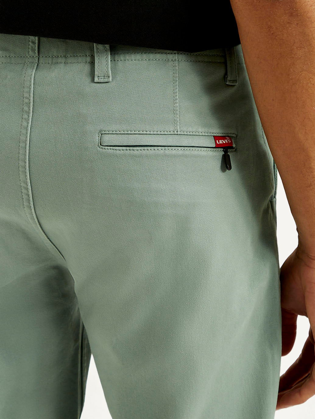 Men's 511 Green Slim Fit Mid Rise Chinos - Detail View