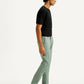 Men's 511 Green Slim Fit Mid Rise Chinos - Side View