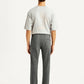 Men's Grey Slim Fit Mid Rise Chinos - Back View