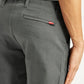 Men's Grey Slim Fit Mid Rise Chinos - Detail View
