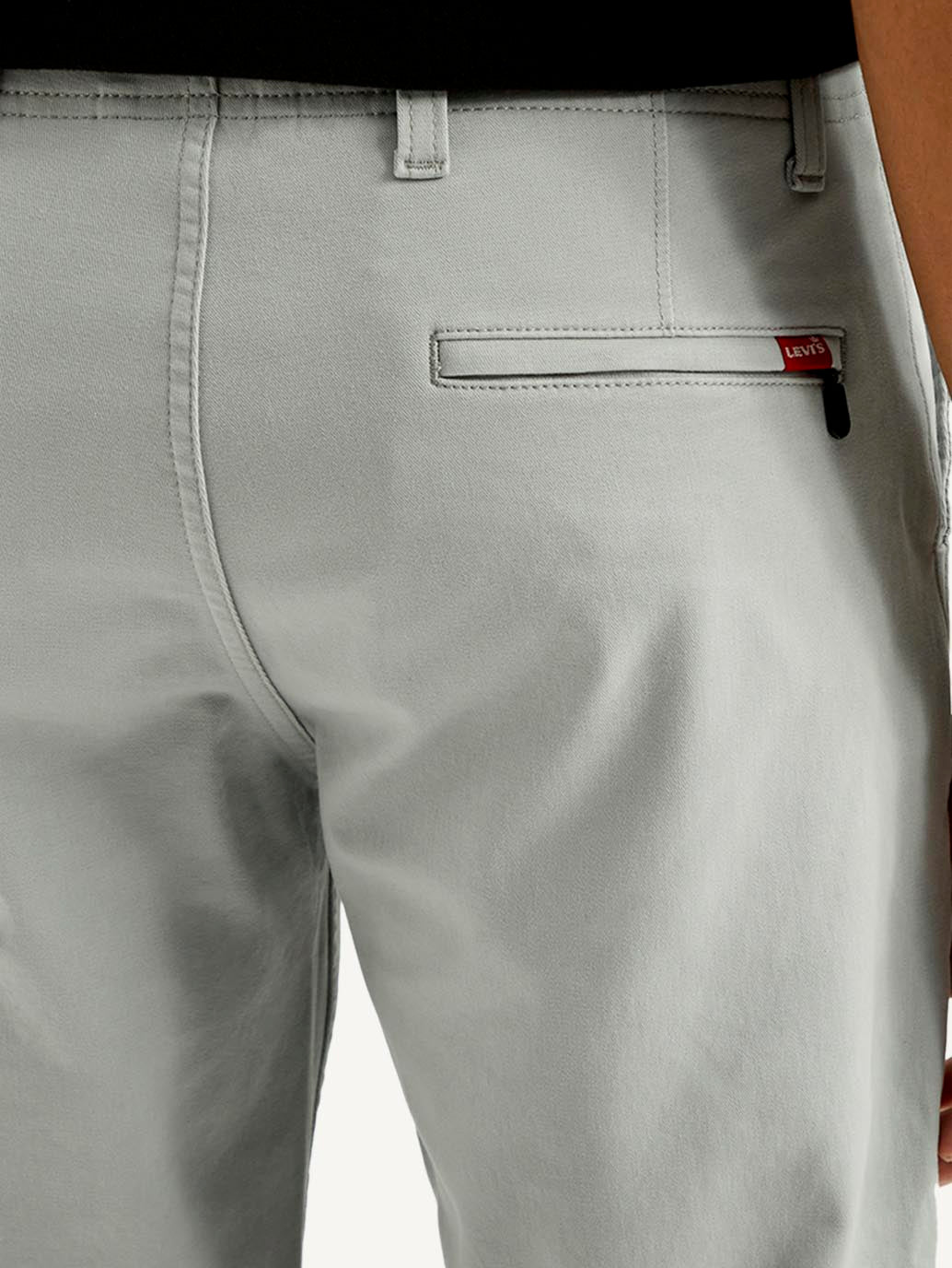 Men's 511 Grey Slim Fit Mid Rise Chinos - Detail View