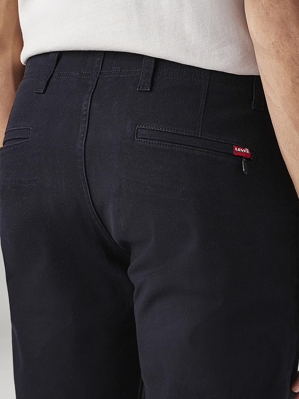 Men's 511 Black Slim Fit Mid Rise Chinos - 20 View