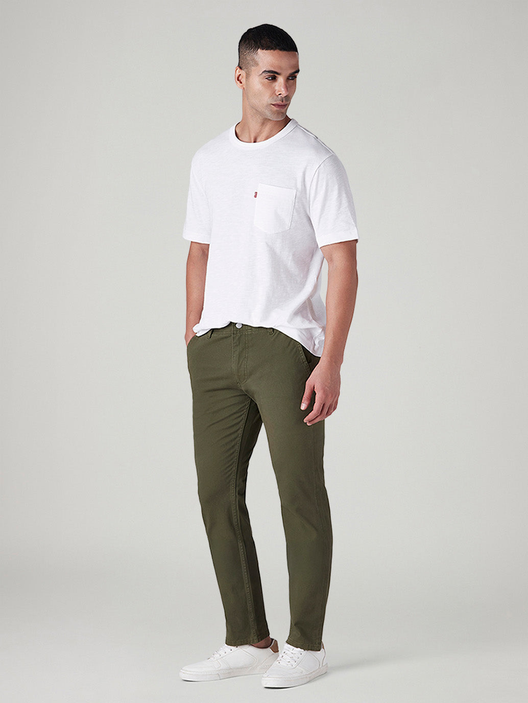 Men's 511 Olive Slim Fit Mid Rise Hyper Stretch Chinos