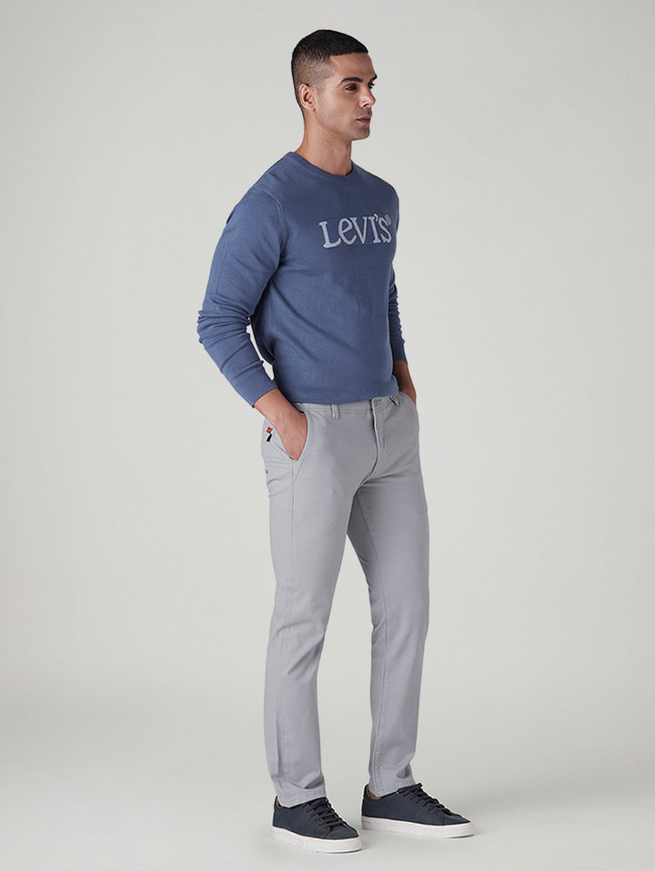 Men's 511 Grey Slim Fit Mid Rise Hyper Stretch Chinos