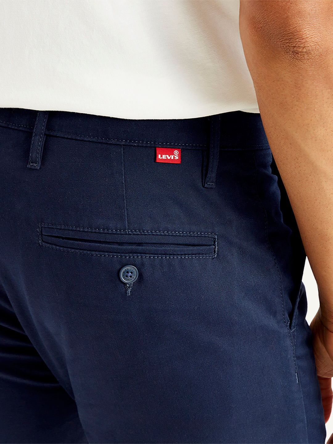 Men's Navy Slim Fit Chinos