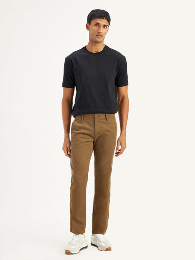 Men's Brown Slim Fit Chinos