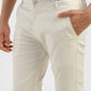 Men's Beige Slim Fit Chinos