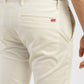 Men's Beige Slim Fit Chinos