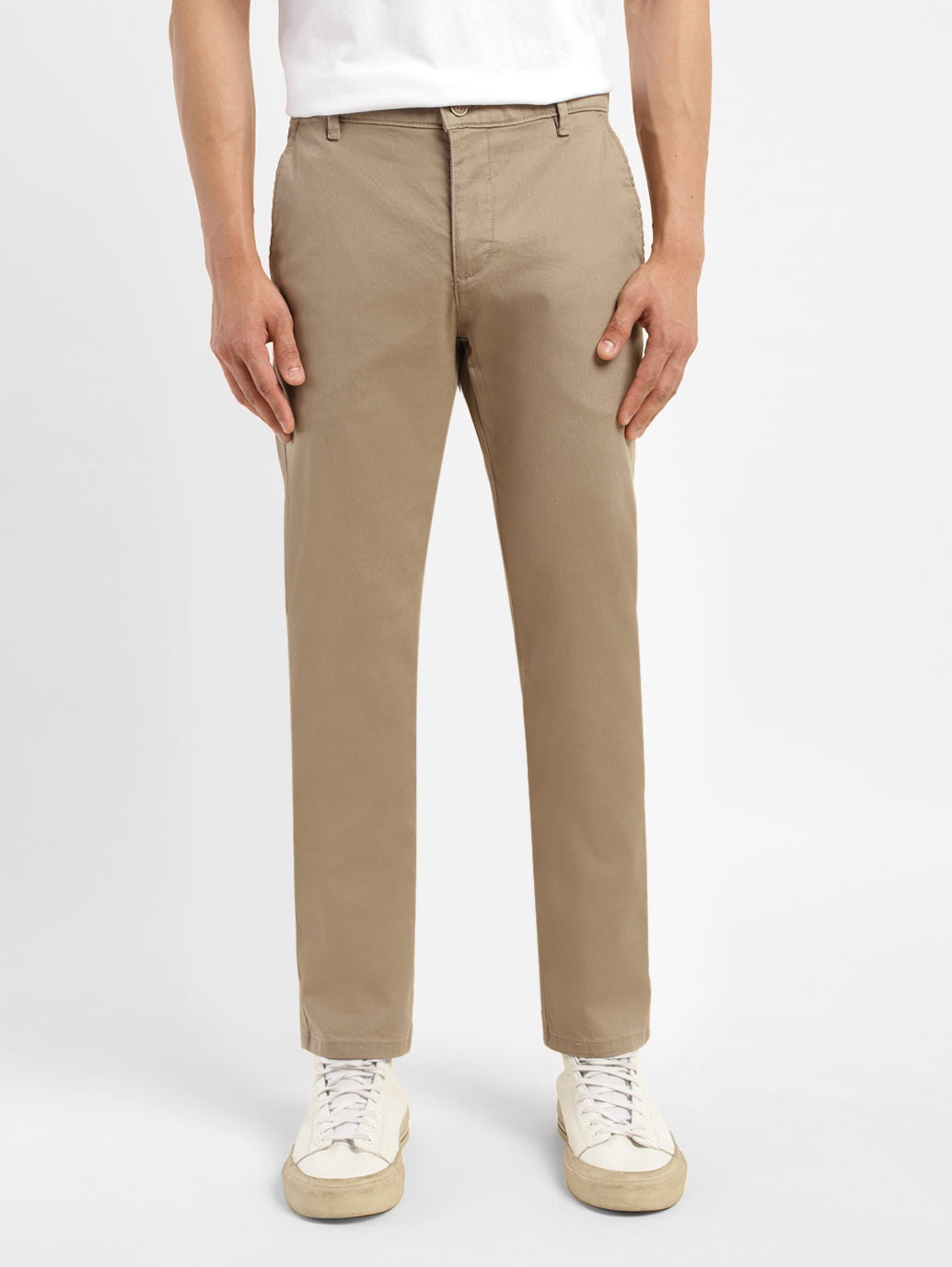 Men's Brown Slim Fit Chinos