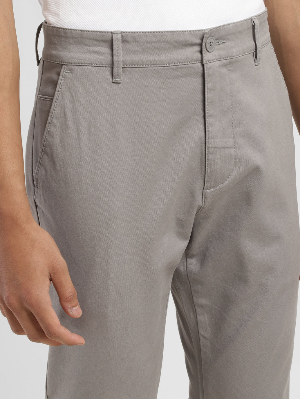 Men's 512 Grey Slim Tapered Fit Chinos