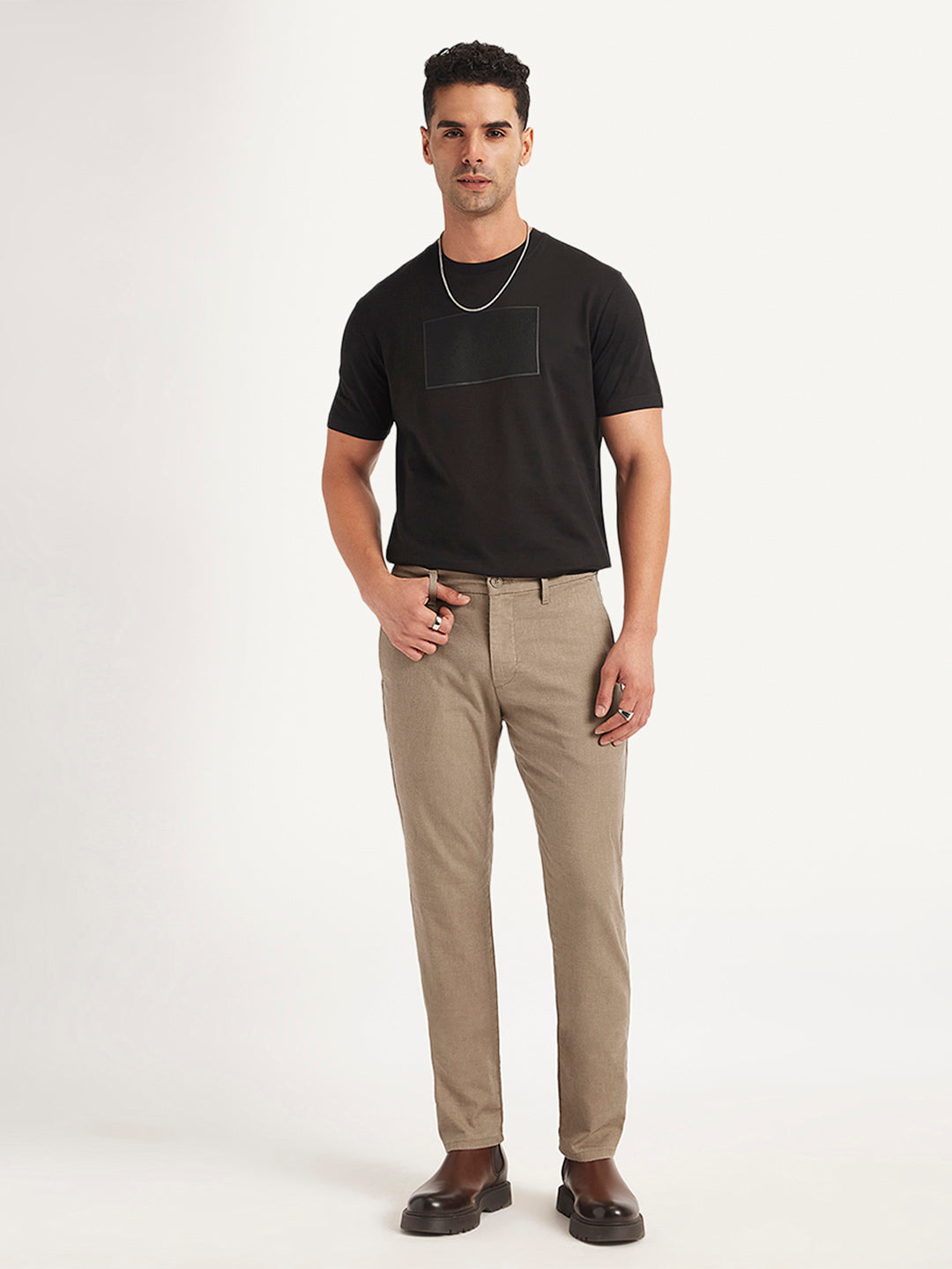 Men's Redloop 511 Slim Fit Brown Trousers