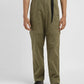 Men's Green Loose Fit Trousers