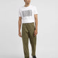 Men's Green Loose Fit Trousers