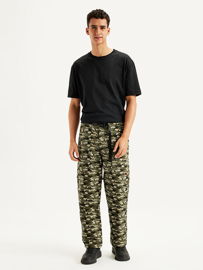 levi's Men's Olive Regular Fit Cargo Trousers-picture-56