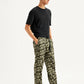 Men's Olive Regular Fit Cargo Trousers