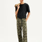 Men's Olive Regular Fit Cargo Trousers